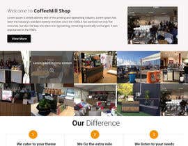 #17 dla Design a Website Mockup for a Mobile Coffee Business przez designcreativ