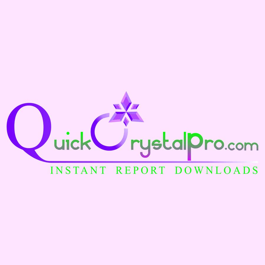 ผลงานการประกวด #2 สำหรับ                                                 Design a Logo for QuickCrystalPro
                                            