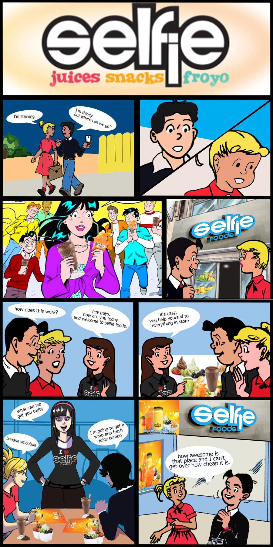 Contest Entry #27 for                                                 Create a Marketing Campaign - New Food Franchise - USING COMICS OR PHOTOS
                                            