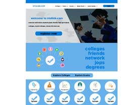 #92 untuk Make Homepage of a Educational Website/Social Media oleh AbodySamy