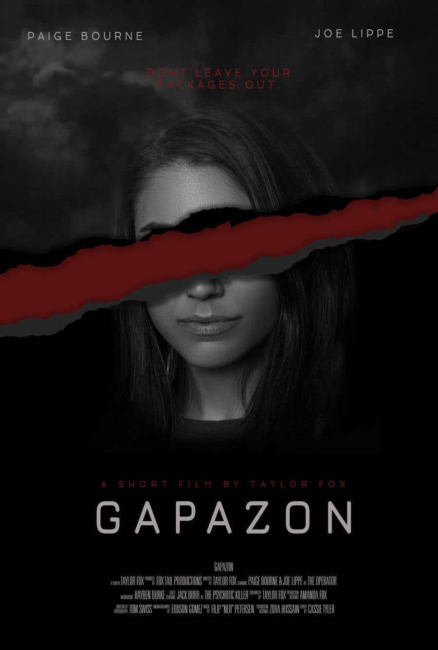 Contest Entry #70 for                                                 Create a Movie Poster - "Gapazon" (short film)
                                            