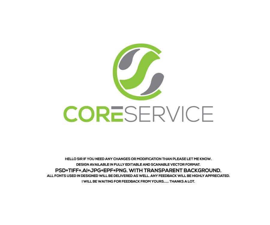 Συμμετοχή Διαγωνισμού #7561 για                                                 new logo and visual identity for CoreService
                                            