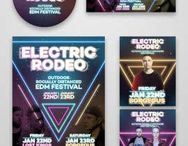 #245 untuk Design EDM Festival Flyer oleh elgu