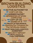 #124 for Brown Building Logistics Flyer by zohurul1979