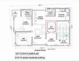 #20 untuk Floor plan design for 775 sqft home oleh mdmithuhossain