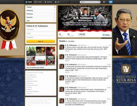 #203 untuk Twitter @SBYudhoyono Indonesian President Design Contest #Presidentwit oleh bensign