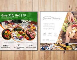 #332 untuk Complete refferal card design for a caterer oleh leomacatangay9