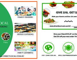 #305 untuk Complete refferal card design for a caterer oleh Mohmehjez