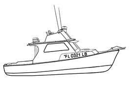#23 per Line Drawing Of Boat da RamSRK3