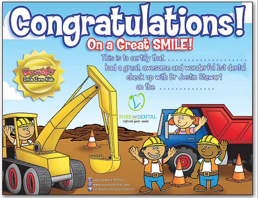 
                                                                                                                        Συμμετοχή Διαγωνισμού #                                            16
                                         για                                             Illustrate Something for Kids Dental Certificate
                                        