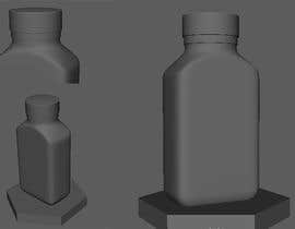 #9 for Make a 3D Bottle in C4D or any compatible software for Adobe Dimension mockup by arunlamani29