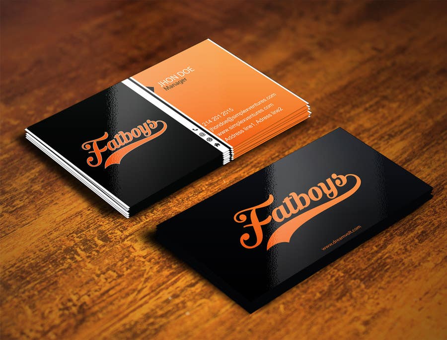 Konkurrenceindlæg #81 for                                                 Design some Business Cards for Fatboys
                                            