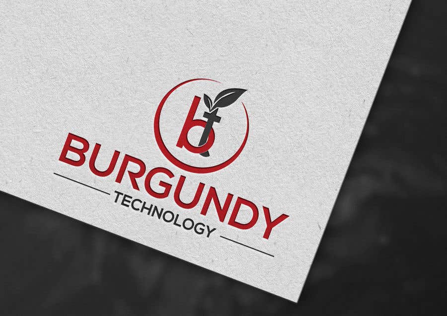 Intrarea #186 pentru concursul „                                                Burgundy Technology Logo Creation
                                            ”