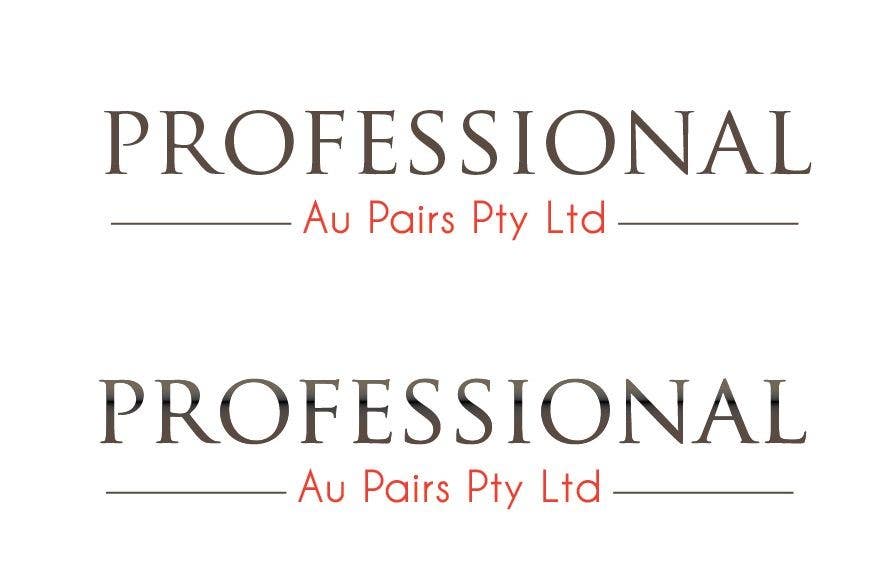 Konkurrenceindlæg #180 for                                                 Logo Design for Professional Au Pairs Pty Ltd
                                            
