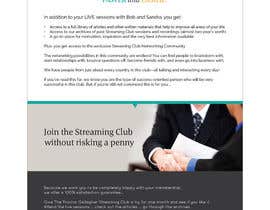 #38 for Design a Landing Page for Streaming Club by Atutdesigns