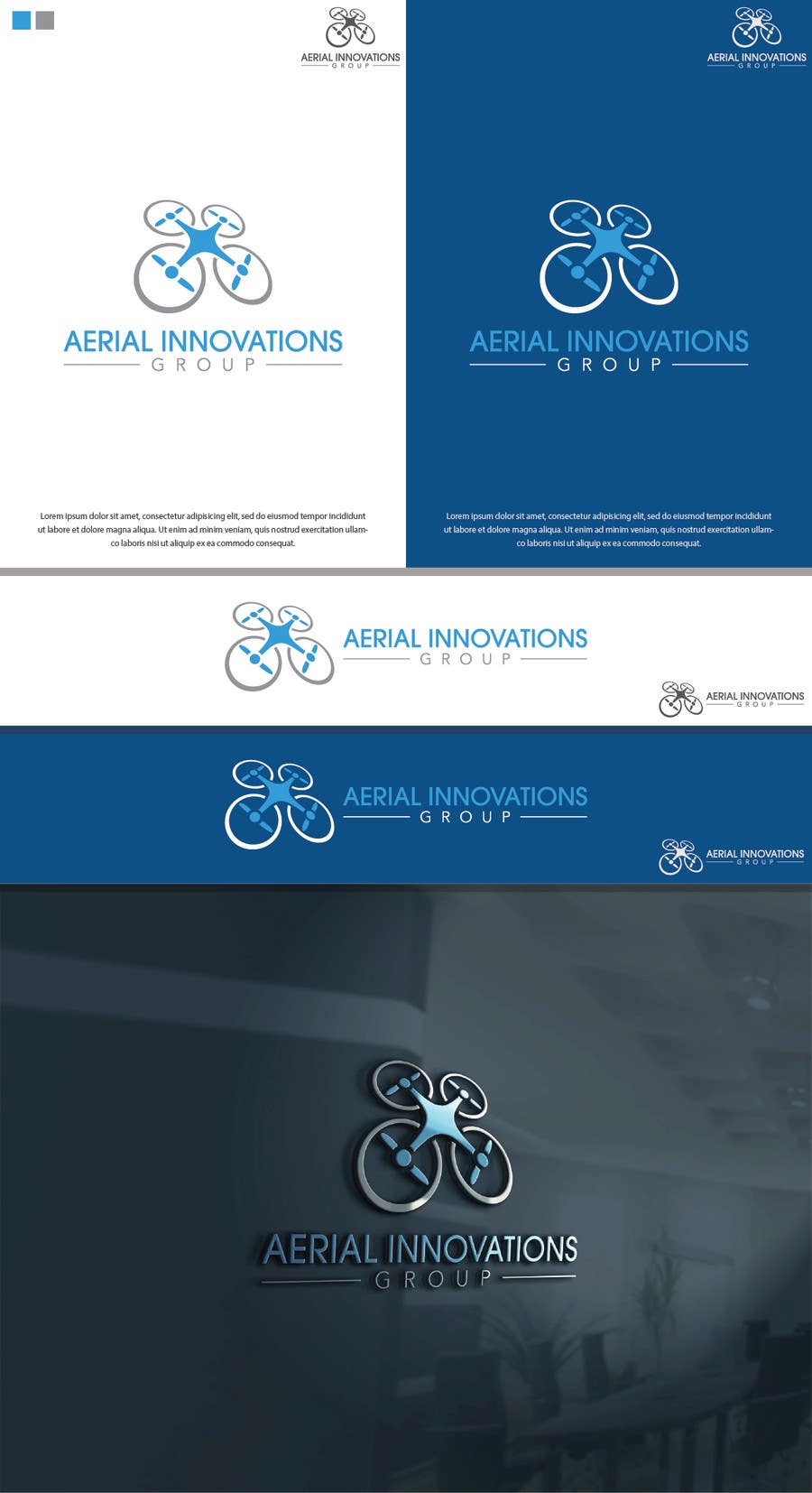 Proposition n°398 du concours                                                 Design a Logo for Aerial Innovations Group
                                            