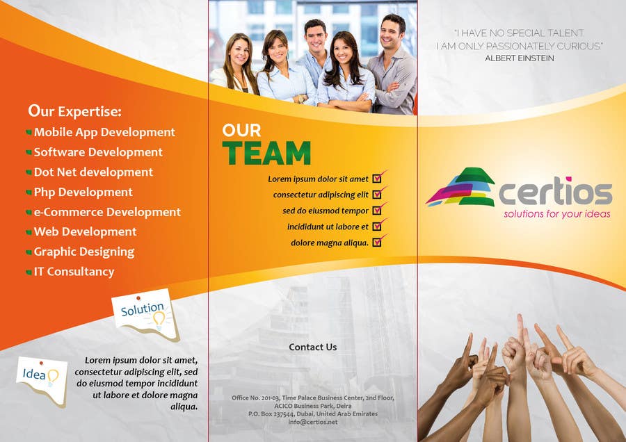 Contest Entry #25 for                                                 Content Writing of Brochure and Roll Up Banner for IT Company
                                            