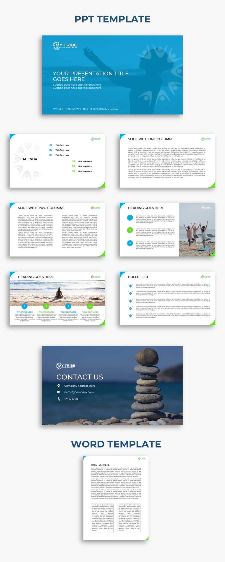 presentation template in word