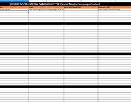 Nro 23 kilpailuun Social media content calendar posts käyttäjältä Nayeem50655