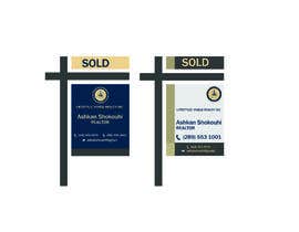 #19 for real estate listing sign design by Asadul724