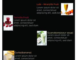 #25 per drinks menu for restaurant da anamikatusty
