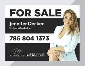 #32 for Jennifer Decker - FOR SALE Sign by jpasif
