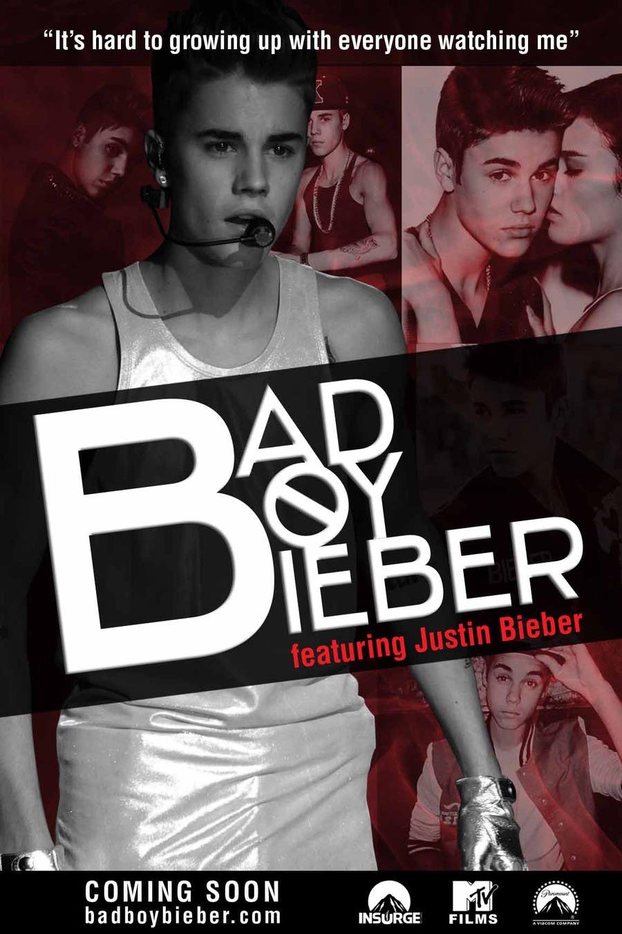 Proposition n°75 du concours                                                 Design a poster for Gangster @JustinBieber, #BadBoyBieber!
                                            