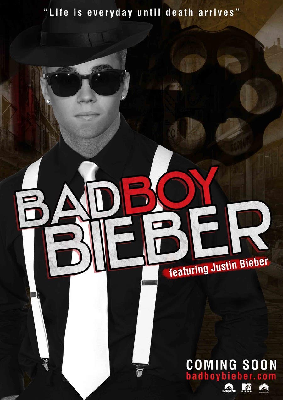 Bài tham dự cuộc thi #119 cho                                                 Design a poster for Gangster @JustinBieber, #BadBoyBieber!
                                            