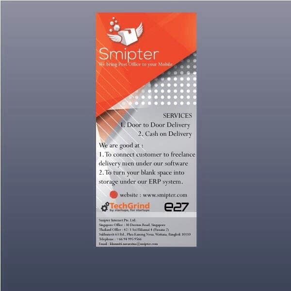 Inscrição nº 6 do Concurso para                                                 Design a Xstand Banner for Smipter : We bring Post Office to You
                                            
