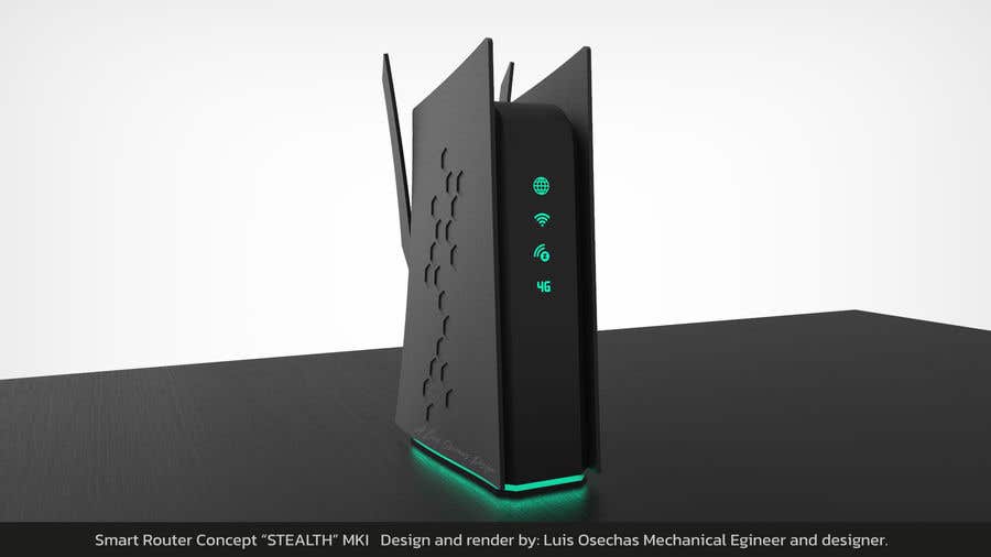 Bài tham dự cuộc thi #38 cho                                                 3D Model of Smart Router
                                            