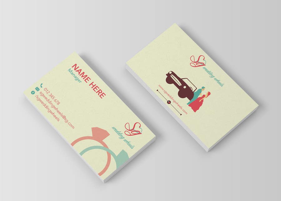 Konkurrenceindlæg #26 for                                                 Design Business Cards / Logo for wedding car rental
                                            
