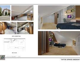 Nro 14 kilpailuun Interior design of my attic space käyttäjältä avcdesignstudio