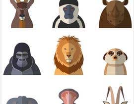 Nambari 20 ya Design jungle/zoo icons &amp; illustrations for our new kindergarten website na Adnan6465