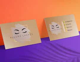 #352 untuk Kllure Lashes - Business Card Design oleh shahadat1074