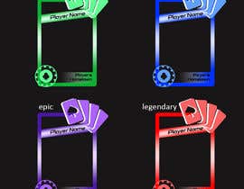 #27 Artist Needed to Design Frame / Template for Digital Poker Players Cards részére AhmdFirzn által