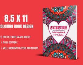 #67 for Coloring Book Design Front &amp; Back 8.5x11 by TheCloudDigital