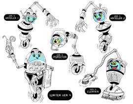 #54 untuk Draw us 5 goofy robots oleh marstyson76