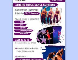 #23 pentru flier for dancers to come audition older kids so want it to look flashy and older kid de către DaryaOsipova