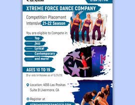 #24 pentru flier for dancers to come audition older kids so want it to look flashy and older kid de către DaryaOsipova