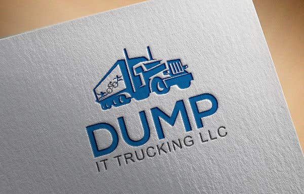 Penyertaan Peraduan #777 untuk                                                 Logo Design for my Trucking Business ( Dump It Trucking LLC )
                                            