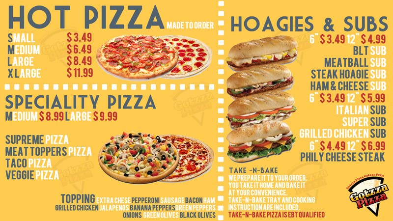 Contest Entry #10 for                                                 Design an Advertisement for MENU for PIZZA
                                            