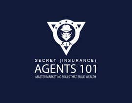 Prithiraj30 tarafından New Logo for, &quot;Secret (Insurance) Agents 101: Master Marketing Skills That Build Wealth&quot; için no 45