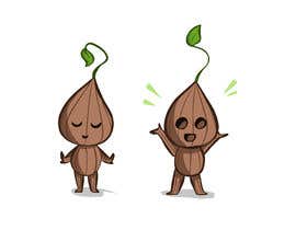 #44 para Cute Character Design to be used for Logo Branding - A Cute Seed Character por Bribear521