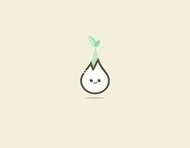 #23 para Cute Character Design to be used for Logo Branding - A Cute Seed Character por Nihal0672