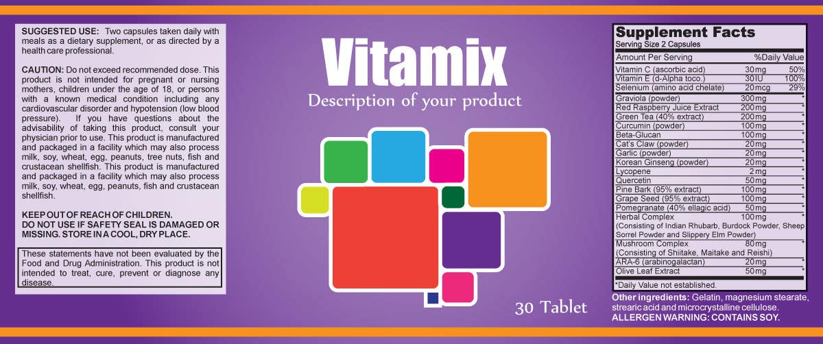 Bài tham dự cuộc thi #44 cho                                                 Creating Vitamin Bottle Labels - Will pick 10 Winners
                                            