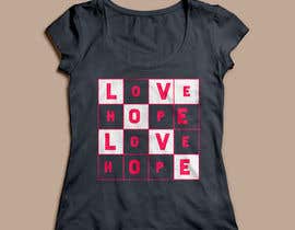 #81 para Hope and Love Crossword T-shirt de creativetanim525