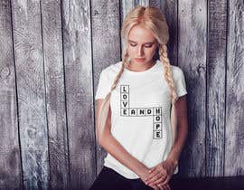 #86 для Hope and Love Crossword T-shirt від creativetanim525
