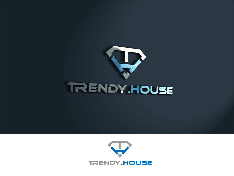 Penyertaan Peraduan #130 untuk                                                 Design logo for website www.trendy.house
                                            