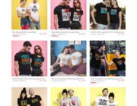 #34 pёr Couples T-Shirt Website (rebuild) nga asifranjha8989