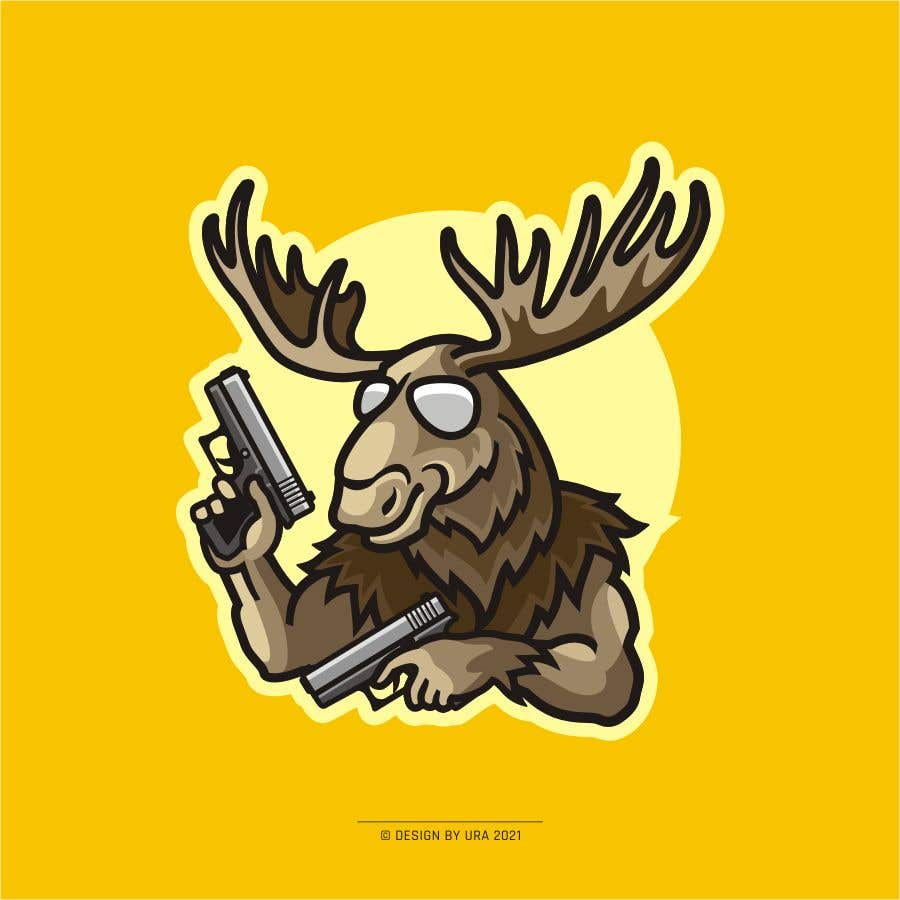 Wasilisho la Shindano #99 la                                                 Undercover Moose Sticker
                                            